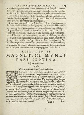 Magnetismus Medicinalium  p. 677